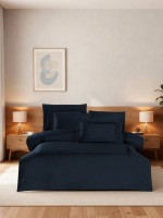 Постільна білизна Montova Navy Blue La Romano premium сатин Євро 200×220