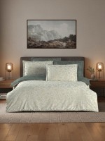 Постільна білизна Edesa Beige La Romano premium сатин Євро 200×220