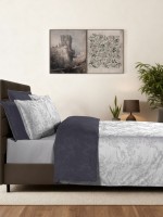 Постільна білизна Merida Grey La Romano premium сатин Євро 200×220 - Зображення 5