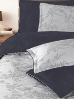 Постільна білизна Merida Grey La Romano premium сатин Євро 200×220 - Зображення 3