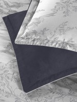 Постільна білизна Merida Grey La Romano premium сатин Євро 200×220 - Зображення 4