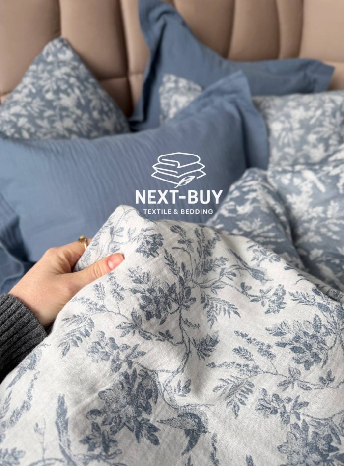 Постільна білизна з жакардового мусліну Saheser REBEL Туреччина, 100% бавовна - Зображення 5