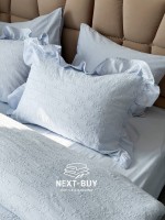 Постільна білизна Istanbul Home Collection Resital Blue, варена бавовна, євро комплект 200×22 - Зображення 2