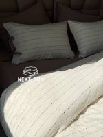 Постільна білизна POEM MINK Natural Cotton Series з вареної бавовни, євро комплект 200×220 - Зображення 5