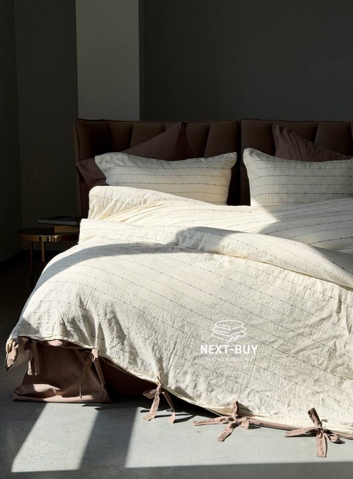 Постільна білизна POEM MINK Natural Cotton Series з вареної бавовни, євро комплект 200×220 - Зображення 11