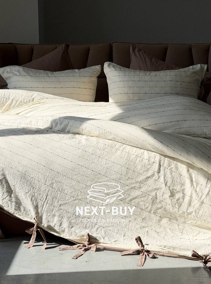 Постільна білизна POEM MINK Natural Cotton Series з вареної бавовни, євро комплект 200×220 - Зображення 12