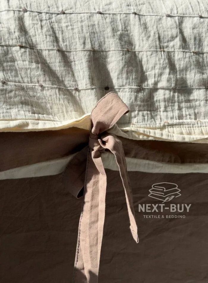 Постільна білизна POEM MINK Natural Cotton Series з вареної бавовни, євро комплект 200×220 - Зображення 5