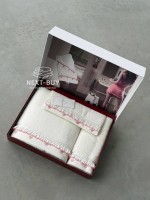 Maison D’or Ruffle Love Ecru-Pink - преміальний набір рушників з рюшами (100% бавовна, Туреччина) - Зображення 7