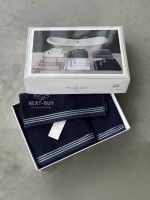 Набір махрових рушників Puraligne Navy Soft Cotton Maison D’or | 100% бавовна | 3 рушники Luxury Set - Зображення 6