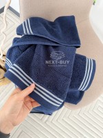 Набір махрових рушників Puraligne Navy Soft Cotton Maison D’or | 100% бавовна | 3 рушники Luxury Set