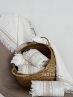Кухонное полотенце Maison D’or Serviette 30×30 см ecru beige | махра с бахромой, Турция — изображение 7