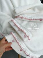 Maison D’or Ruffle Love Ecru-Pink - преміальний набір рушників з рюшами (100% бавовна, Туреччина) - Зображення 5