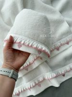Maison D’or Ruffle Love Ecru-Pink - преміальний набір рушників з рюшами (100% бавовна, Туреччина) - Зображення 6