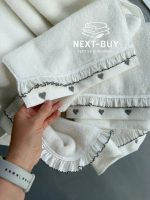 Преміальний набір рушників Maison D’or Ruffle Love Ecru-Grey, 100% бавовна, Туреччина, luxury подарунок - Зображення 5