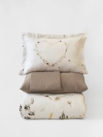 Постільна білизна First choice Bloomy 3D Satin евро 200х220 - Зображення 4