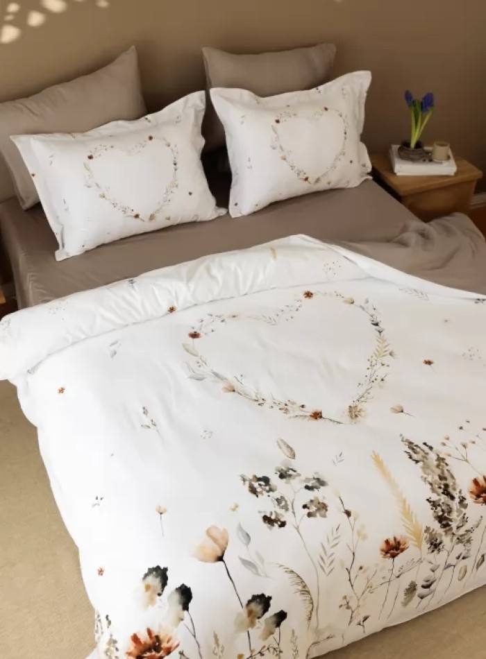 Постільна білизна First choice Bloomy 3D Satin евро 200х220 - Зображення 2