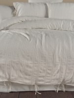 Постільна білизна ARDUS KREM Natural Cotton Series з вареної бавовни, євро комплект 200×220 - Зображення 4