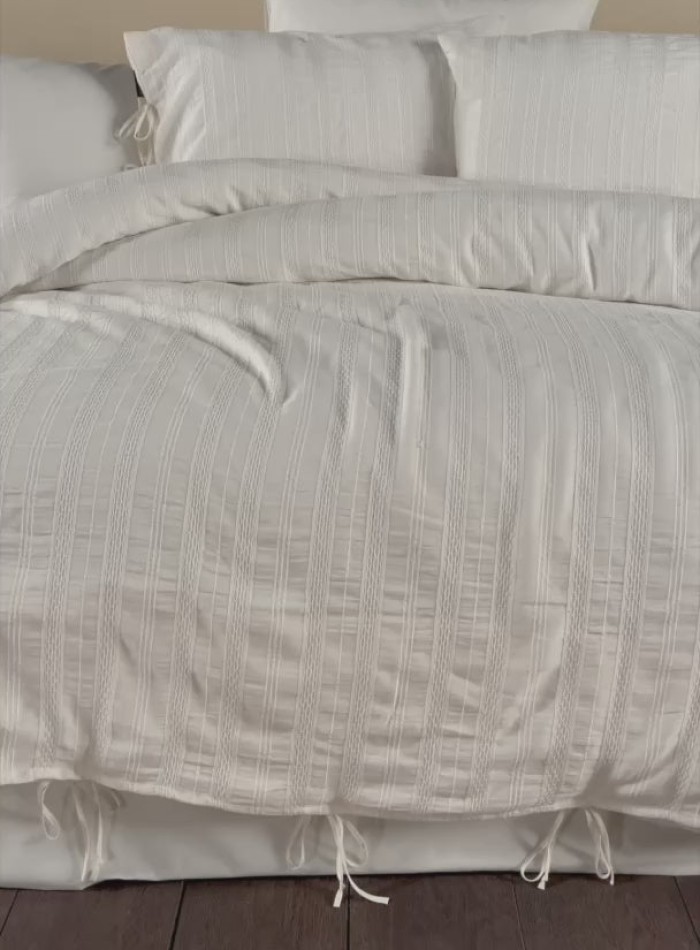 Постільна білизна ARDUS KREM Natural Cotton Series з вареної бавовни, євро комплект 200×220 - Зображення 4