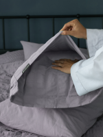 Постільна білизна ARIANNA QUICKSILVER Natural Cotton Series з вареної бавовни, євро комплект 200×220 - Зображення 5