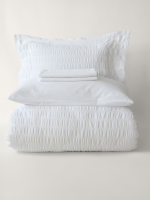 Постільна білизна ARIANNA WHITE Natural Cotton Series з вареної бавовни, євро комплект 200×220 - Зображення 6