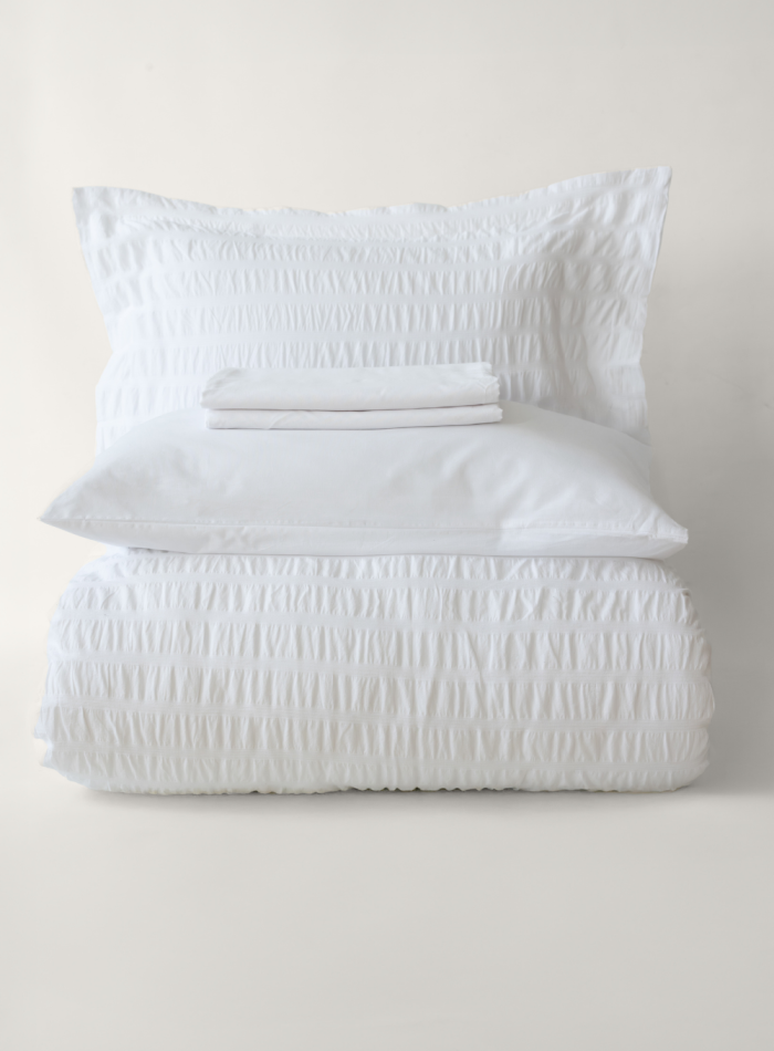 Постільна білизна ARIANNA WHITE Natural Cotton Series з вареної бавовни, євро комплект 200×220 - Зображення 6