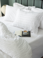 Постільна білизна ARIANNA WHITE Natural Cotton Series з вареної бавовни, євро комплект 200×220 - Зображення 2