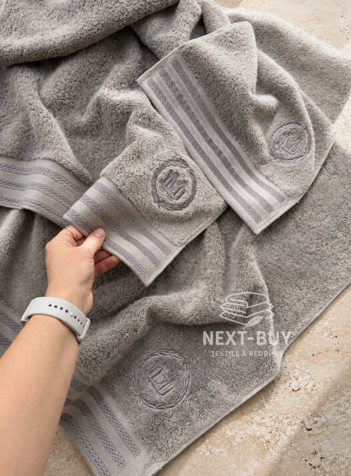 Maison D'or Delon Grey Cotton набір рушників для чоловіків сірий - Зображення 3