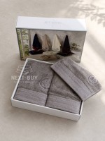 Maison D'or Delon Grey Cotton набір рушників для чоловіків сірий - Зображення 6