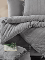 Постільна білизна ARDUS GREY Natural Cotton Series з вареної бавовни, євро комплект 200×220 - Зображення 2
