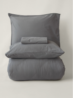 Постільна білизна JADORA GREY Natural Cotton Series з вареної бавовни, євро комплект 200×220 - Зображення 8