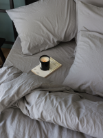 Постільна білизна JADORA GREY Natural Cotton Series з вареної бавовни, євро комплект 200×220 - Зображення 4