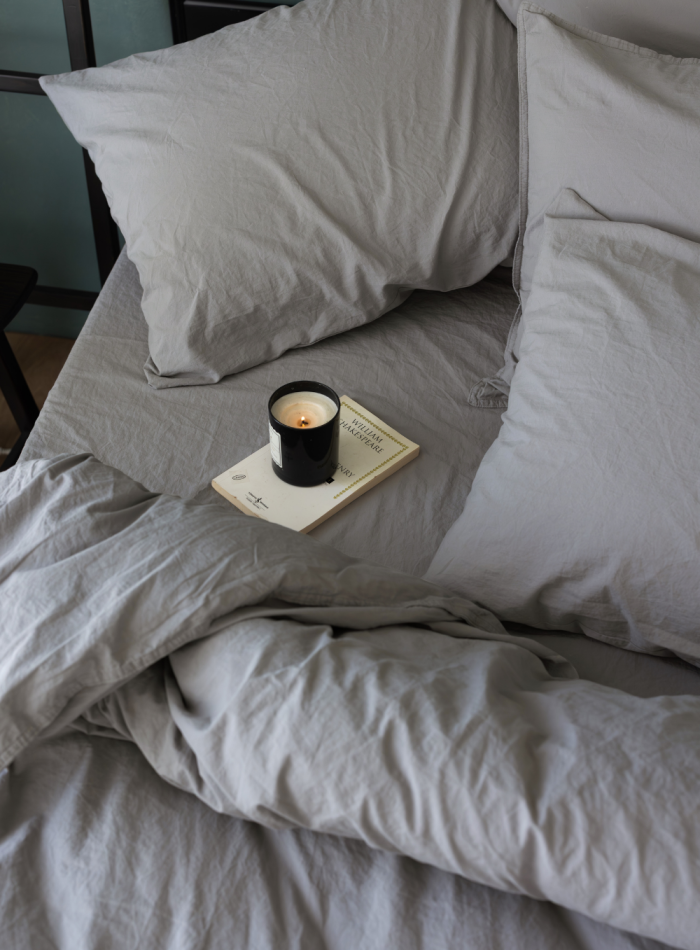 Постільна білизна JADORA GREY Natural Cotton Series з вареної бавовни, євро комплект 200×220 - Зображення 4