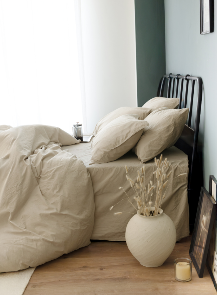 Постільна білизна JADORA WIND Natural Cotton Series з вареної бавовни, євро комплект 200×220 - Зображення 3