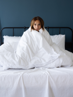 Постільна білизна POLINA WHITE Natural Cotton Series з вареної бавовни, євро комплект 200×220 - Зображення 3