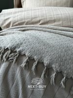 Постільна білизна TIARA MINK Natural Cotton Series з вареної бавовни, євро комплект 200×220 - Зображення 8