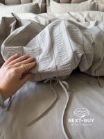 Постільна білизна TIARA MINK Natural Cotton Series з вареної бавовни, євро комплект 200×220 - Зображення 9