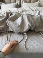 Постільна білизна TIARA MINK Natural Cotton Series з вареної бавовни, євро комплект 200×220 - Зображення 4