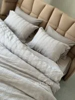 Постільна білизна ARDUS GREY Natural Cotton Series з вареної бавовни, євро комплект 200×220 - Зображення 3