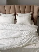 Постільна білизна ARDUS KREM Natural Cotton Series з вареної бавовни, євро комплект 200×220 - Зображення 5