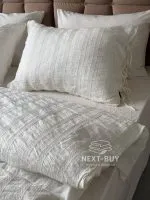 Постільна білизна ARDUS KREM Natural Cotton Series з вареної бавовни, євро комплект 200×220 - Зображення 2