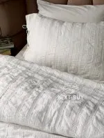 Постільна білизна ARDUS KREM Natural Cotton Series з вареної бавовни, євро комплект 200×220 - Зображення 4