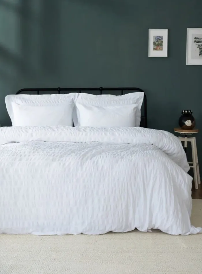 Постельное бельё ARIANNA WHITE Natural Cotton Series из варёного хлопка, евро комплект 200×220 — изображение 7