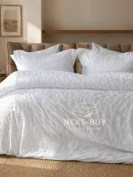 Постельное бельё ARIANNA WHITE Natural Cotton Series из варёного хлопка, евро комплект 200×220