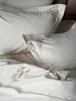 Постільна білизна SOLEA CREAM Natural Cotton Series з вареної бавовни, євро комплект 200×220 - Зображення 4