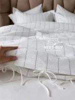 Постельное бельё TIARA CREAM Natural Cotton Series из варёного хлопка, евро комплект 200×220 — изображение 5