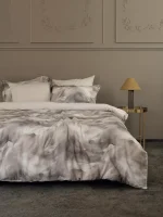 Постельное белье сатин First Choice Ruska Beige полуторный 160х200, хлопок