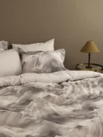 Постельное белье сатин First Choice Ruska Beige полуторный 160х200, хлопок — изображение 4