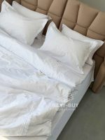 Постільна білизна Maison Dor Adrienne white 200x220 см бамбук жаккард - Зображення 3