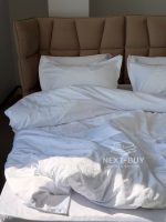 Постільна білизна Maison Dor Adrienne white 200x220 см бамбук жаккард