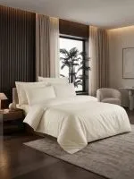 Постельное белье Maison D'or Solenne ekru евро 200х220 тенсель